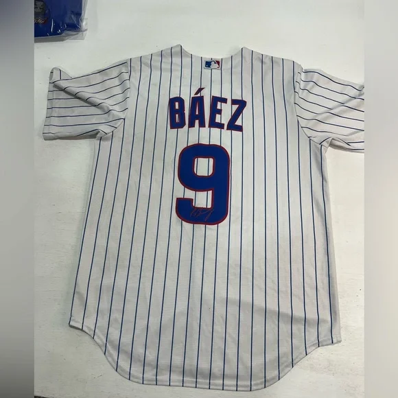 Javier Baez Personalized Cubs World Series Jersey Nike Javier